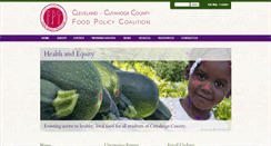 Desktop Screenshot of cccfoodpolicy.org